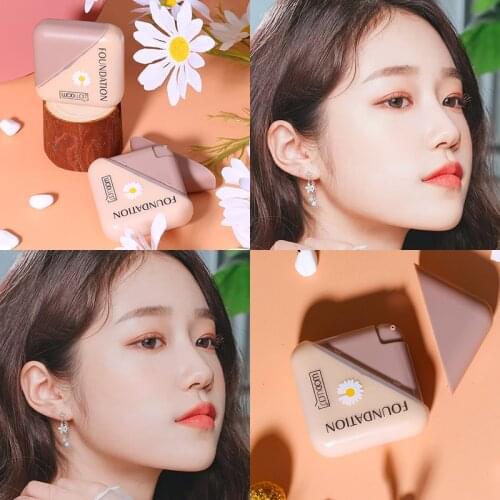 WODWOD liquid foundation cream 30g fashion square daisy apperance long lasting waterproof moisture brighten face concealer AC283
