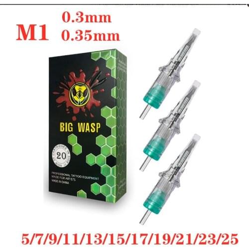 2021 New Arrival Premium BigWasp Pure Transparent Tattoo Needles Cartridges-Magnum 1205M1 1207M1 1209M1 1211M1 1213M1 1215M1