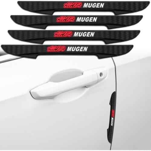 4PCS Car Anti-Collision Door Protector Side Edge Protection Stickers For Honda Civic TYPER VTEC Mugen CR-V Accord FIT Accessorie
