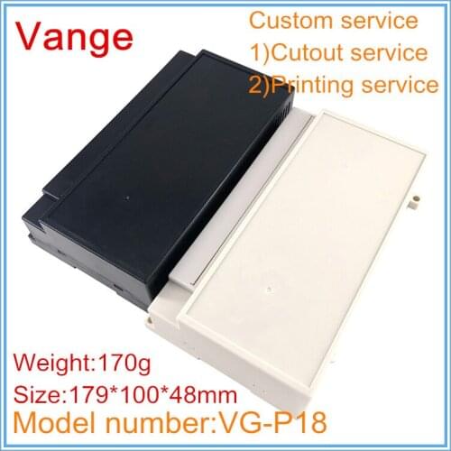 5pcs/lot single-chip microcomputer project cases ABS plastic housing shell diy extrusion 179*100*48mm for control system