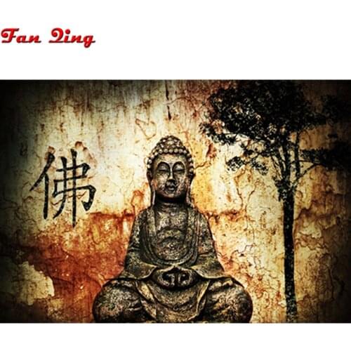 5D DIY Diamond Painting Full Square/Round Drill "Buddha statue" 3D Embroidery Cross Stitch gift Home Decor