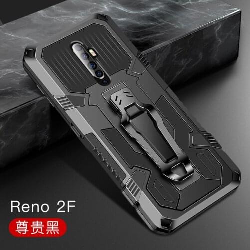 Armor Phone Case For OPPO RENO 2Z Case Shockproof Belt Clip Holster Cover For OPPO RENO 2F Case OPPO RENO 2F 2Z Coque Funda capa