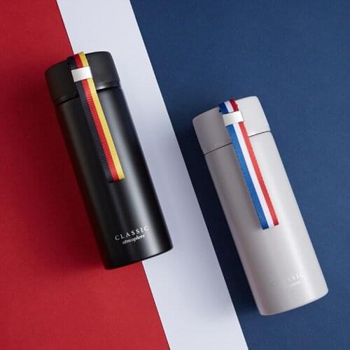 Classic Tea Infuser Vacuum 430ml Thermos Bottle Insulated Cup Travel Coffee Mug 304 Stainless Steel Tumblers Lovers Gifts Termo