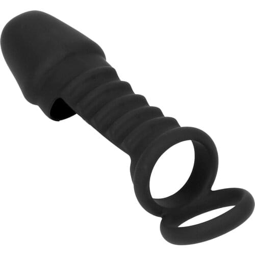 IKOKY Penis Ring Adult Products Cock Ring Reusable Soft Silicone Delay Ejaculation Sex Toys for Men Penis Extender Enlargement