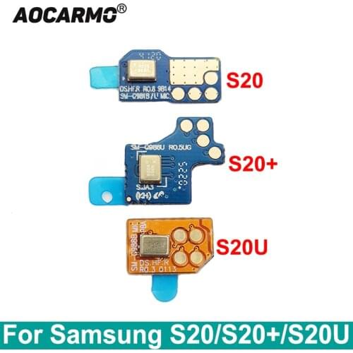 Aocarmo Noise Reduction Top Mic Microphone PCB Board For Samsung Galaxy S20 S20+ Plus S20U Ultra Replacement