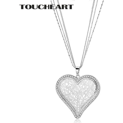 TOUCHEART LOVE layered Necklace & Pendants Women & Men Display Necklace Chain Holder Tree Of Llife Statement Necklace SNE180009