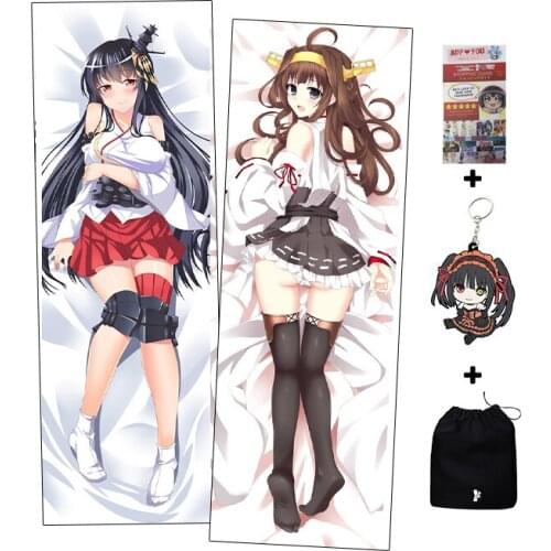 Hobby Express Haruna Kongou KanColle Dakimakura Japanese Hugging Body Pillow Cover ADP64001-15