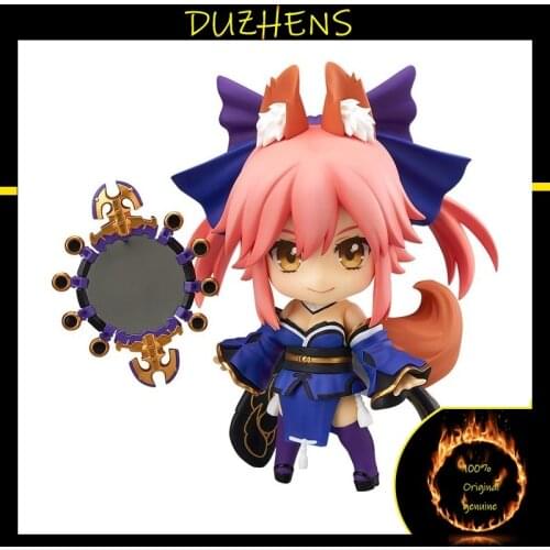 Original genuine Anime Fate Grand Order Tamamo no Mae Q version figma PVC Action Figure Anime Figure Model Toys Figure Doll Gift