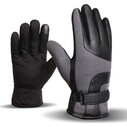 Thickening Windproof Gloves Touchscreen Waterproof Thermal Gloves Winter Warm Gloves Motorcycle Cycling Sports Ski Snow Gloves