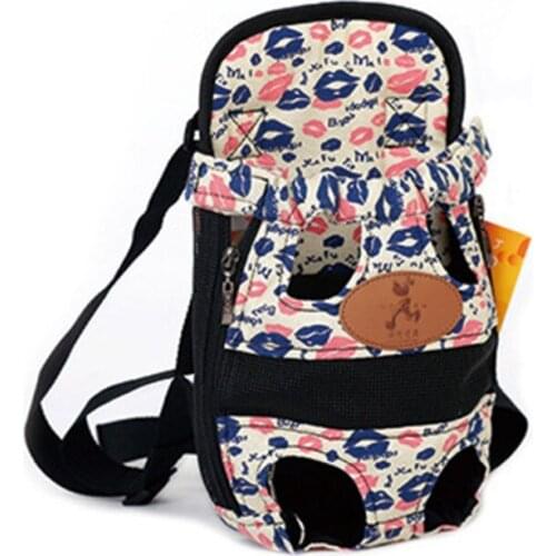 Pet Dog Backpack Breathable Camouflage Outdoor Travel Products Bags Pet Dog Carrier Bag Pet Dog Front Bag Mesh Backpack