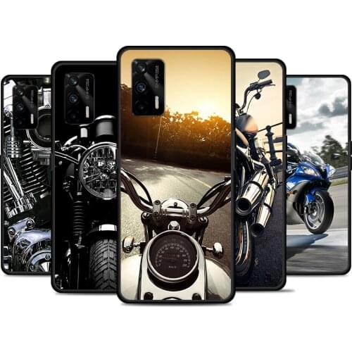 Coolest Motorcycles For Realme 8 GT Neo Flash Edition Explorer Master Q3 Pro Narzo30 C21 C20 C11 C20A C21Y Phone Case