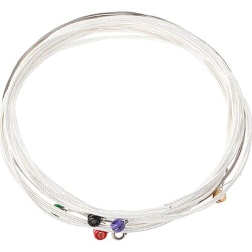 TX620-S 6PCS 010-047 Inch Acoustic Guitar Strings Anti-Rust Extra Light Tension 54DE