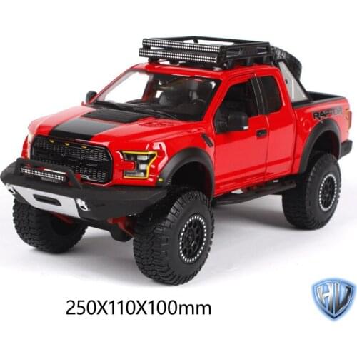 High quality 1:24 2017 Ford F150 pickup raptor alloy model car,simulation collection&gift metal off-road model,free shipping