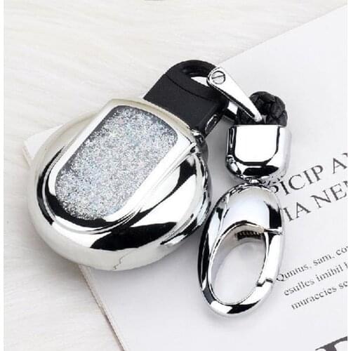 TPU Quicksand Cae Key Cover Case For BMW Mini cooper JCW R55 R56 R57 R58 R59 R60 R61 F54 F55 Keychain Car Styling Accessories