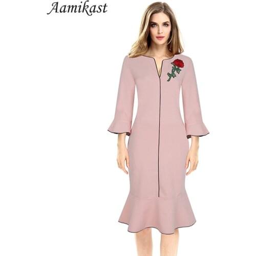 2022 New Women Summer Dresses Fashion Elegant Autumn V-neck Vintage Business Party Evening S M L XL XXL XXXL4XL D0620