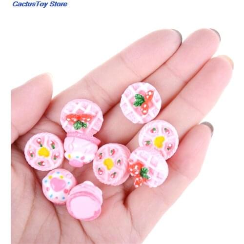 3PCS/SET Mini 1:12 Dollhouse Kitchen Food Models Dollhouse Accessories Cakes Food Miniature 3 styles Cute Cakes Kitchen Toys