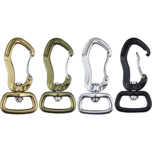360° Rotatable Carabiners Hook Hammock Swivel Clip Hook Hiking Camping Tent Hook Pet Safety Buckle High Quality and Brand New