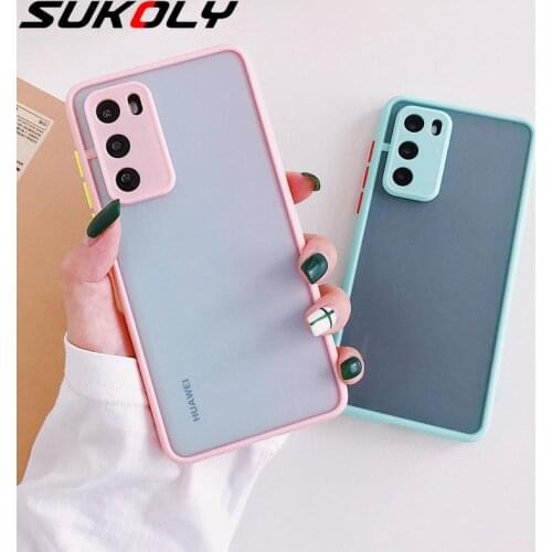 Camera Protection Case For Huawei P40 P30 P20 Lite Mate 30 20 Pro Honor 30 9X Pro Nova 7 SE 5T Soft Shockproof Bumper Back Cover