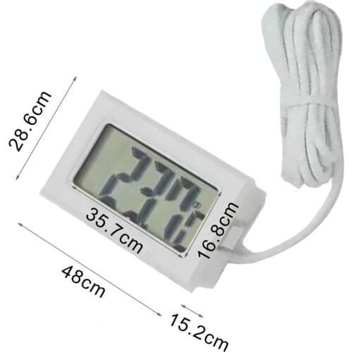 2 Colors Digital Sensor Accurate LCD Display Remote Hygrometer Digital Beehive Thermometer Hygrometer for Home Garden Supply