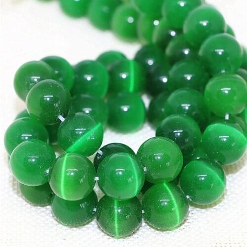 Elegant 18 types dark blue opal cat eyes round loose spacer crystal beads 8mm charms women beauty jewelry making 14inch B1573