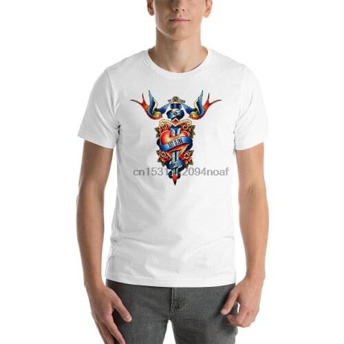 Rubino Blood Heart Tattoo Short Sleeve Unisex T Shirt