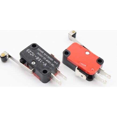 IMC Hot 10 Pcs Micro Limit Switch Long Hinge Roller Lever Arm Snap Action LOT