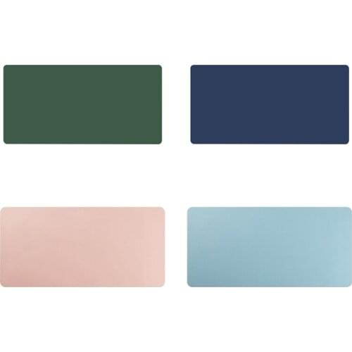 Leather Mouse Pad Keyboard Pad Notebook Computer Office Games Non-Slip Leather Mouse Pad 60X30CM