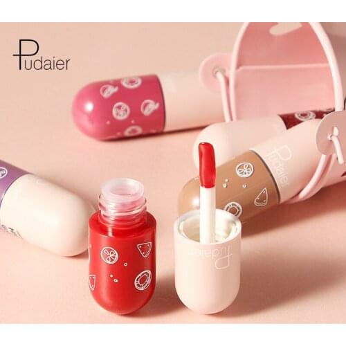 25 Colors Mini Lipstick Mirror Shimmering Non-sticky Non-fading Lip Gloss Moisturizing Nourishing Belleza Batom Cosmetics TSLM1