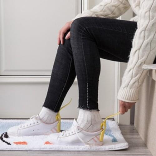 Shoe Horn Lazy Unisex Wear 1 pcs Shoe Horn Profession Convenient Helper Shoehorn Shoe Easy On And Off Shoe Sturdy Slip Aid