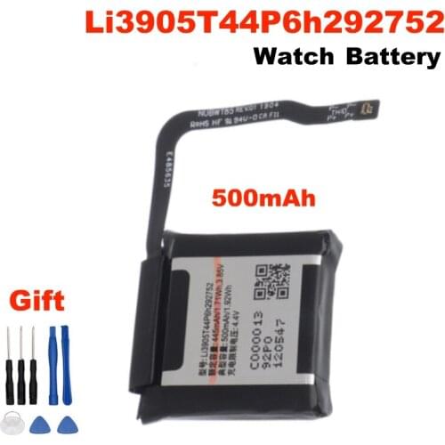 Original Battery For Nubia Li3905T44P6h292752 For Nubia watch battery 3.85V 500mAh