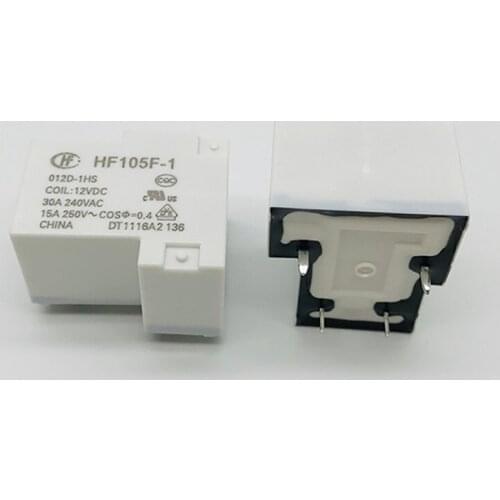 Durable Relay JQX-105F-1-012D-1HS HF105F-1-012D-1HS 4pins 30A High Power Relay