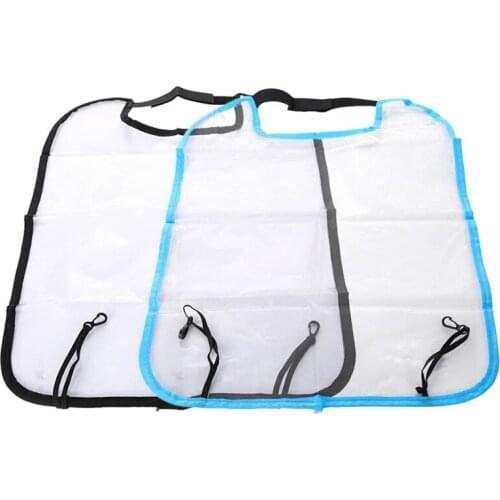 Transparent Car Seat Back Protector Cover Mat for Kids Kick Clean Anti Dirt Mud Protection Eco-friendly Heat and Cold Resistance