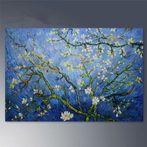 Hand painted Canvas oil paintings Van Gogh Flower painting Abstract Modern home decor wall art picture famous painting #1