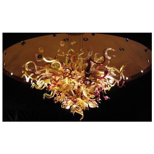 Modern Pendant Lights Flower SHape LED Bulbs Hand Blown Murano Glass AC 110/120/220/240V
