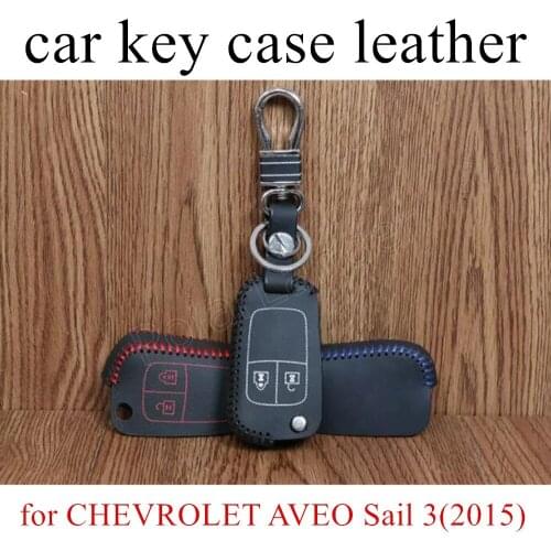 Only Redcar key case leather hand sewing car key cover for FORD Focus(2015) Ecosport(2016) Mondeo(2013) SMAX(2008) Tourneo(2008)