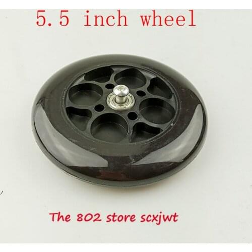 High performance 2 pcs 5 1/2 wheel 5.5 inch wheel 140 mm wheels for Electric scooter baby car trolley cart,caster wheels