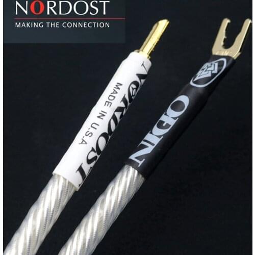 4 pces hi-end de alta fidelidade nordost odin prata esterlina jumper cabo de áudio sobre a linha da máquina febre alto-falante c
