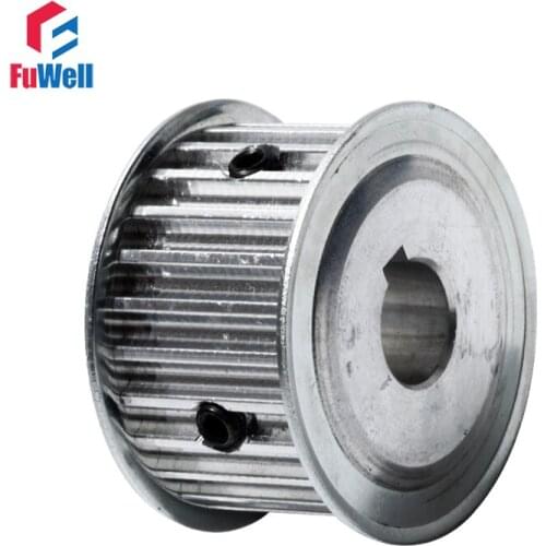 HTD Timing Pulley 5M-25T 21mm Belt Width Gear Belt Pulley With Keyway 25Teeth 8/10/12/12.7/14/19/20mm Bore Synchronous Pulley