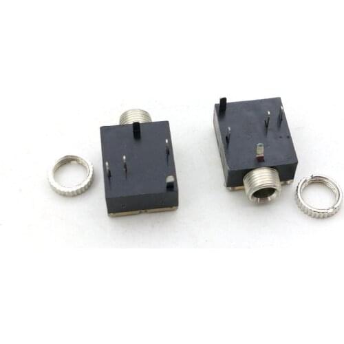 10PCS NEW 5 Pin 3.5mm Stereo Audio Jack Socket PCB Panel Mount for 3.5MM Headphone