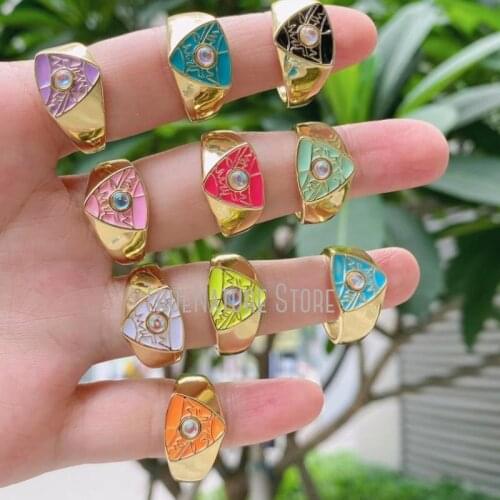 5Pcs RM38804 Copper Jewelry Gold Cubic Zirconia Rings Womens Jewelry Colors Clear Gold Plated Cubic Zirconia Point Arrow Ring