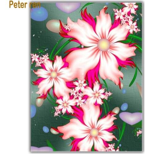 Diamond Mosaic Flowers Diamond Painting Full Square Diamond Embroidery Cross Stitch Floral Picture Of Rhinestones Wedding Gift