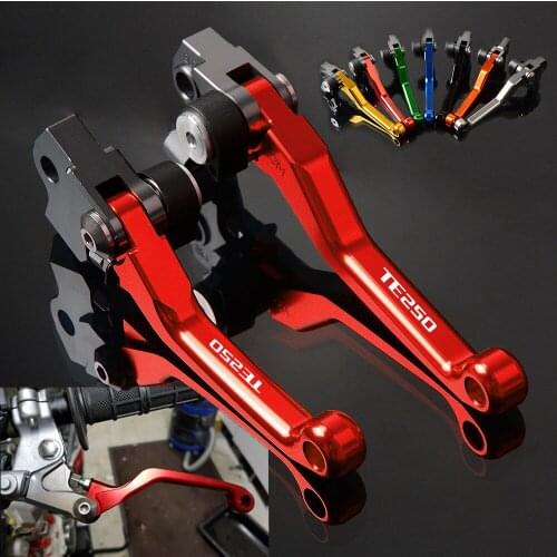 For HUSQVARNA TE250 TE 250 2014 2015 2016 2017 Motorbike Accessories CNC Pivot Motorbike Pit Dirt Bike Brake Clutch Levers