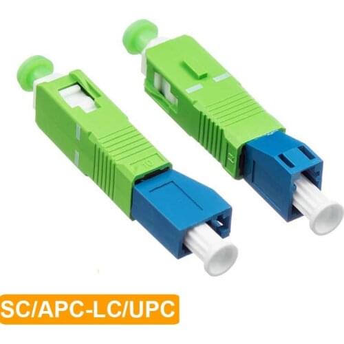 SC APC Male to LC UPC Female Hybrid Fiber Optic Adapter single mode ftth fast connector SC-LC multimode Optical Adaptor