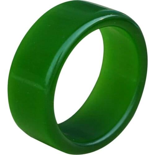 Drop Shipping Women Nephrite Ring Green Jade Rings Natural HETIAN Jasper Rings Gift for Men Fine Jade Jewelry
