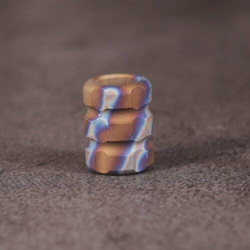 Colorful Series Of Titanium Alloy Knife C Pendant Umbrella Rope Fall Outdoor Knife Pendant Phone Pendant EDC Paracord Beads