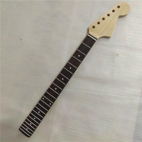 24.75 inch length Maple 22 frets guitar Neck rosewood Fingerboard big head gloss guitar neck Replacement