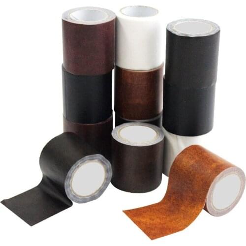 Furniture Floor Leather Repair Tape Home Decoration Repair Beautify Wood Leather Grain Adhesive Baseboard Repair Tape