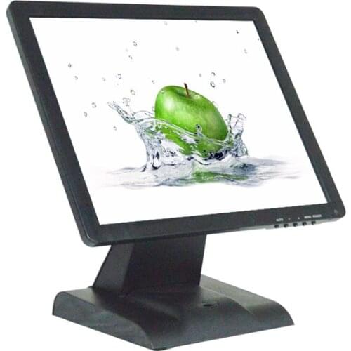 Desktop computer display monitor with 5 wire resistive touch screen