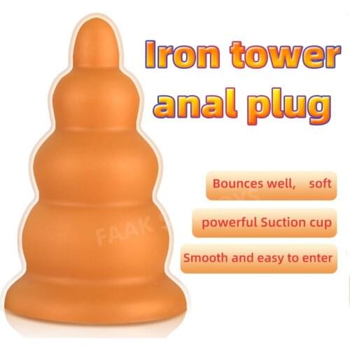 Huge Anal Sextoys Large Butt Plug Dilator Soft Silicone Prostate Massager For Men Women Gay Expansion Stimulator Erotic Big Toys