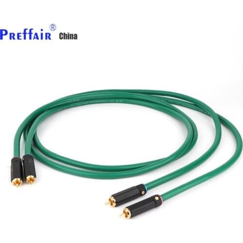 Preffair Pair HI-End 2328 Audio Cable Male to Male HIFI RCA Cable 6N OFC RCA Male to Male Audio Cable